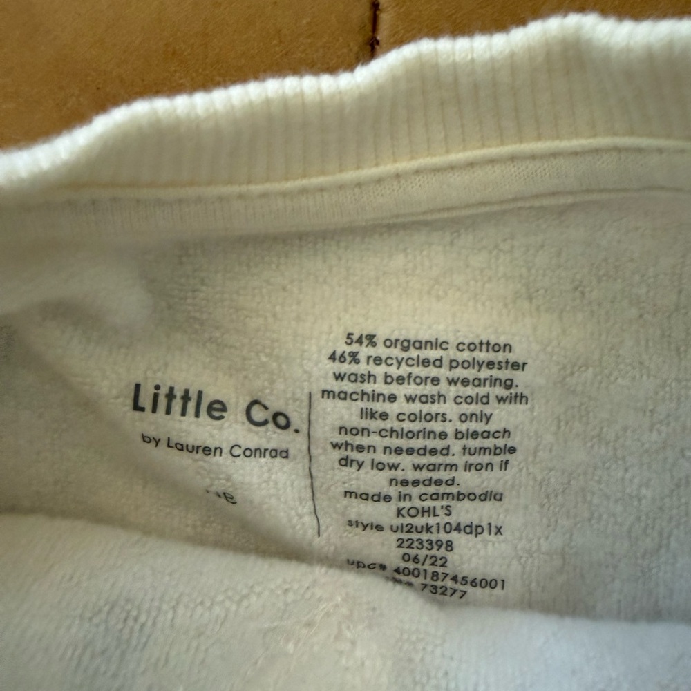 💙$5 FLASH SALE💙 Little Co Newborn Sweatshirt - Picture 3 of 3